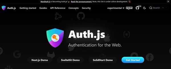 Auth.js is a super popular library for NextJS, but still experimental for SvelteKit.